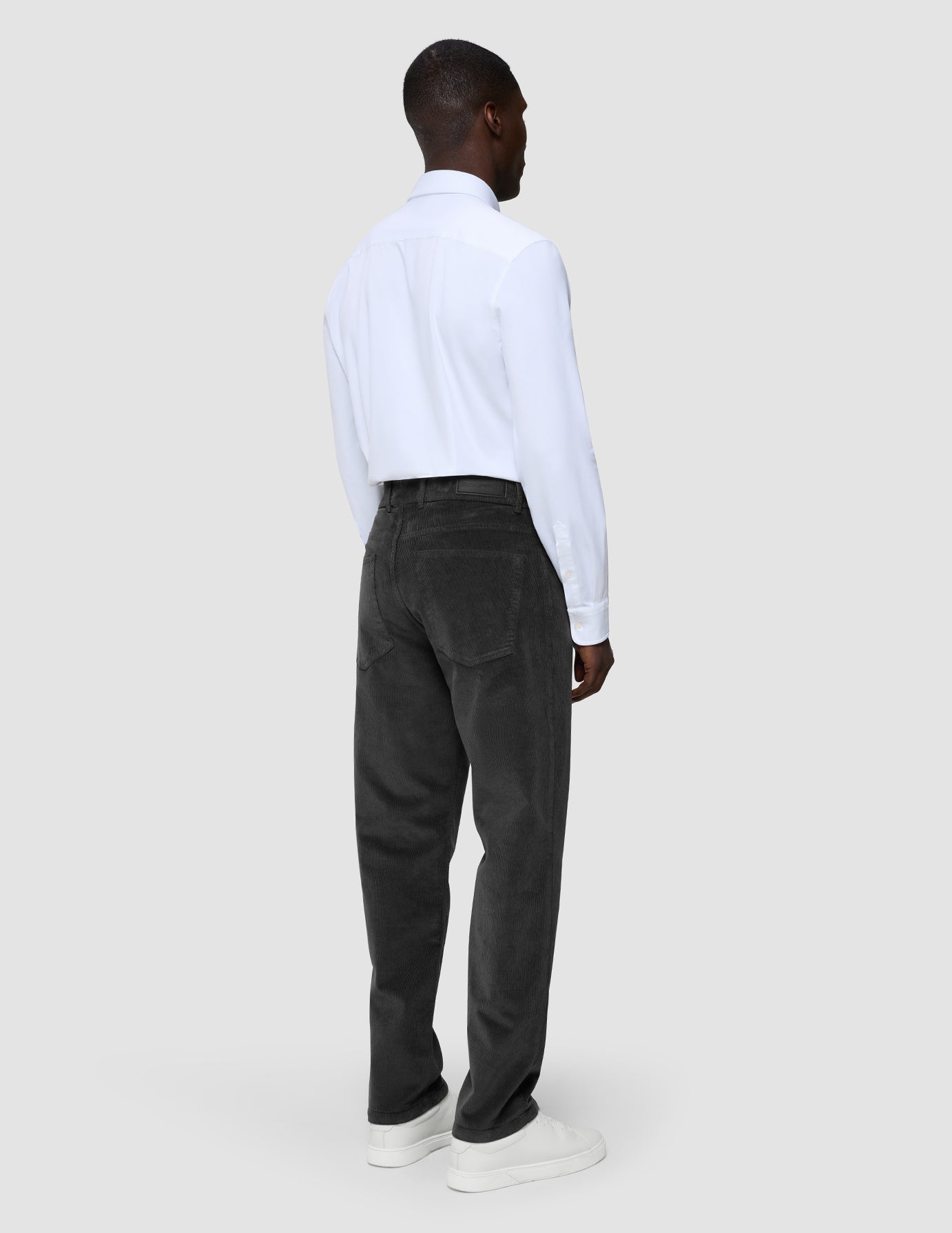 Corduroy Pants Dark Grey